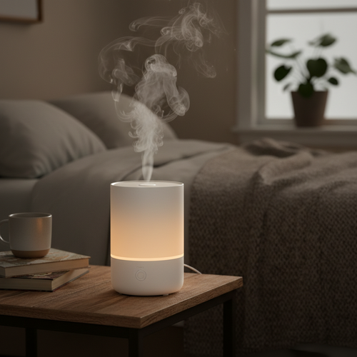 600ML Air Humidifier USB Charging Essential Oil Purifier Aroma Diffuser Aromatherapy Mist Maker Lights for Home Office Car